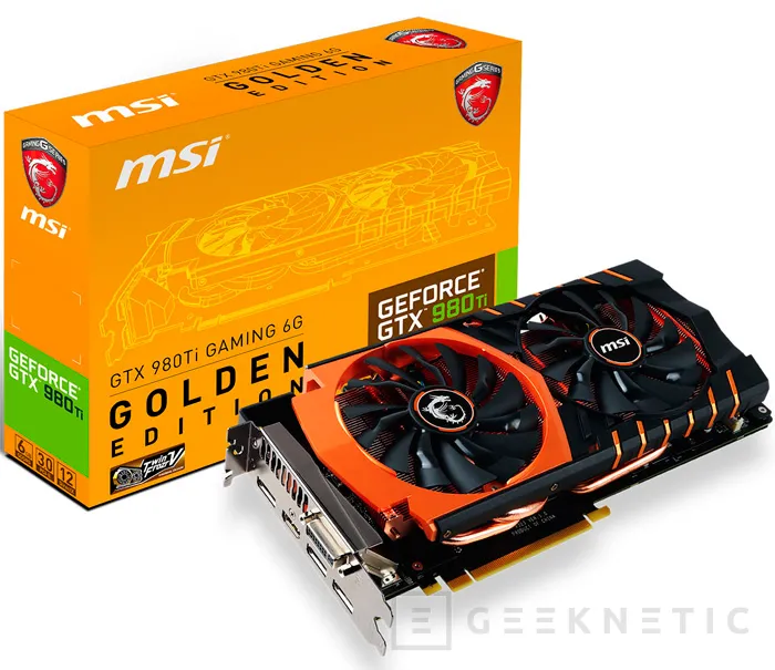 MSI apuesta por el cobre en su nueva GTX 980 Ti Golden Edition, Imagen 1