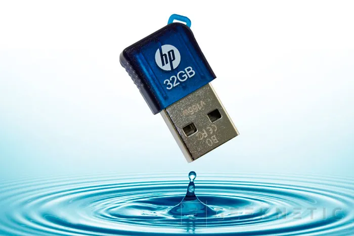 HP v165W, un pequeño pendrive USB resistente al agua, Imagen 1