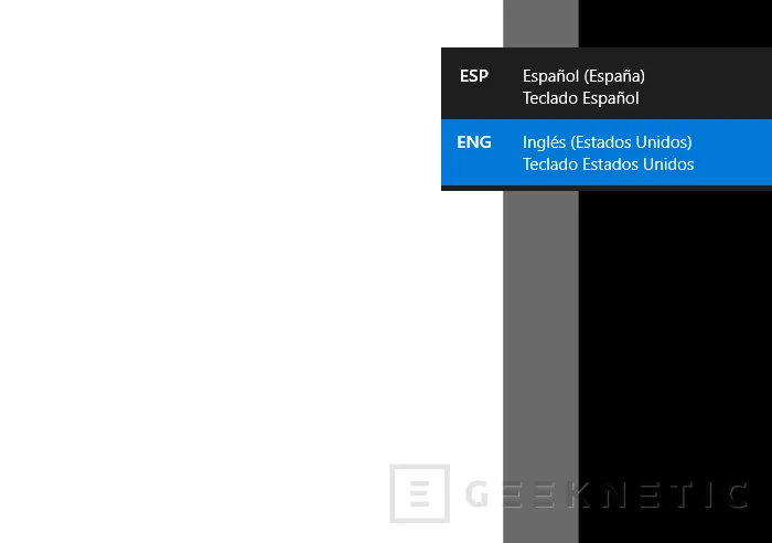Geeknetic Cambio rápido de idioma en Windows 8.1 o Windows 10 3