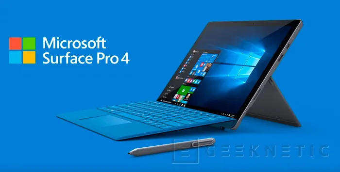 Geeknetic Llega la Surface Pro 4 de Microsoft 1