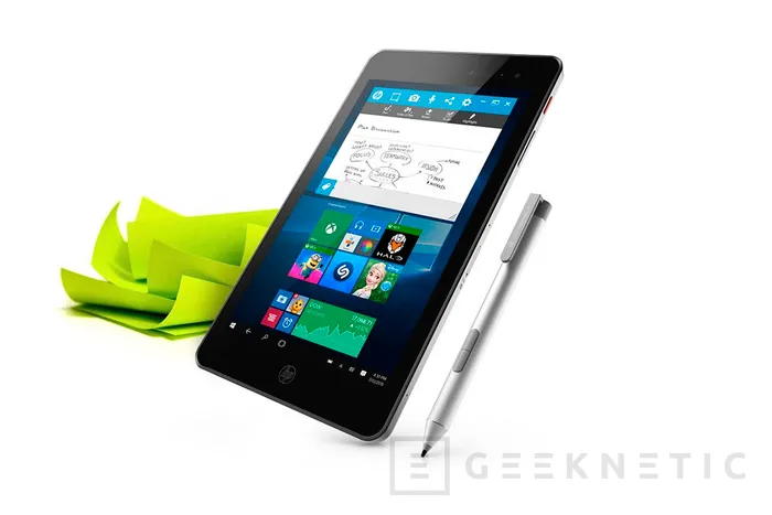 HP anuncia su tablet Envy 8 Note con Windows 10 y stylus, Imagen 1