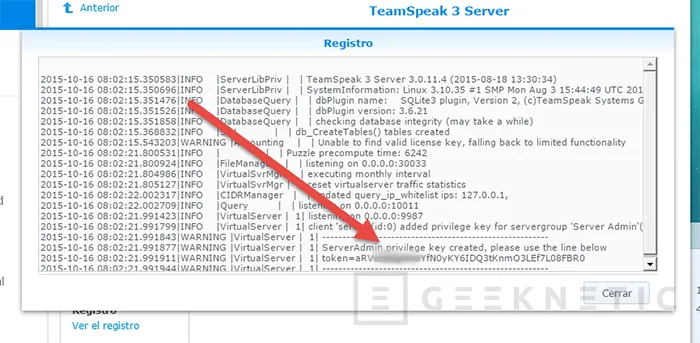Geeknetic Monta un servidor TeamSpeak en tu NAS Synology 5
