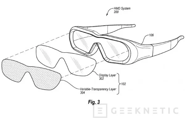 Amazon patenta unas gafas de realidad aumentada y realidad virtual, Imagen 1