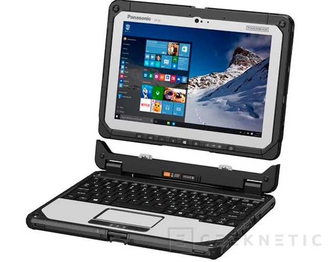 Panasonic ToughBook 20, un tablet convertible a prueba de golpes, Imagen 1