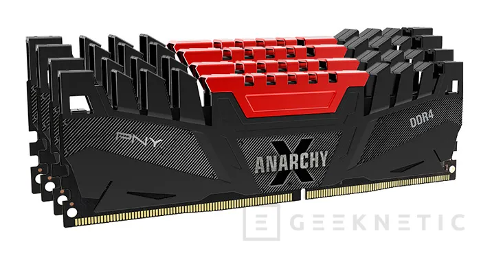 PNY Anarchy X, nuevo kit quad-channel de DDR4, Imagen 1