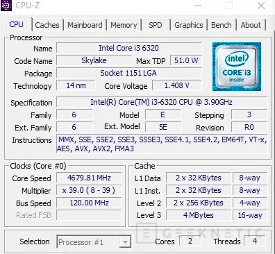 Consiguen desbloquear el BCLK en un Intel Core i3-6320, Imagen 1