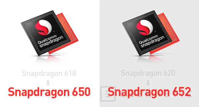 Los procesadores Snapdragon 650 y 652 son los Snapdragon 618 y 620 renombrados, Imagen 1