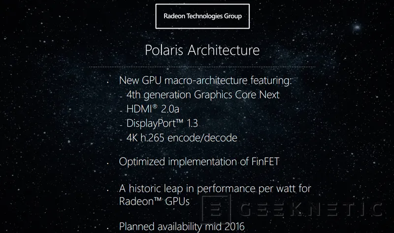 Geeknetic AMD desvela los detalles de la arquitectura Polaris para sus próximas tarjetas gráficas 8