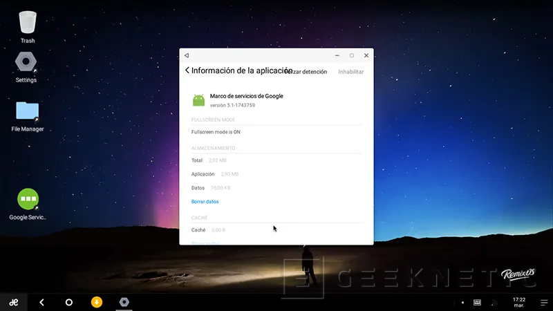 Geeknetic Habilitar Google Play en Remix OS for PC Alpha 3