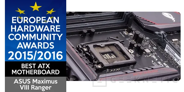 Geeknetic Ganadores de  los EUROPEAN HARDWARE COMMUNITY AWARDS 2