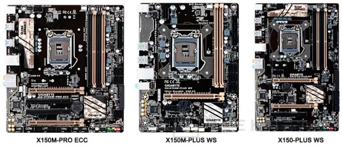 Nuevas placas Gigabyte X170 y X150 para CPUs Xeon 6 Intel Core, Imagen 2