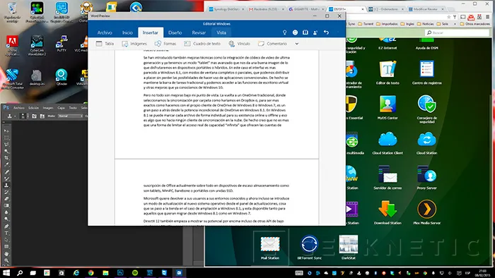 Geeknetic Evolución de Windows 10 y Office Preview 1