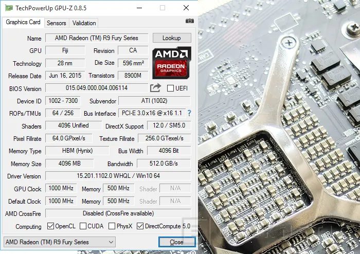 Geeknetic AMD Radeon R9 Nano 5