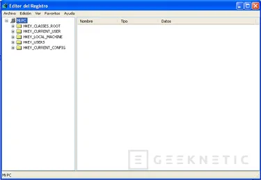 Menús ocultos del sistema operativo Windows XP, Imagen 7