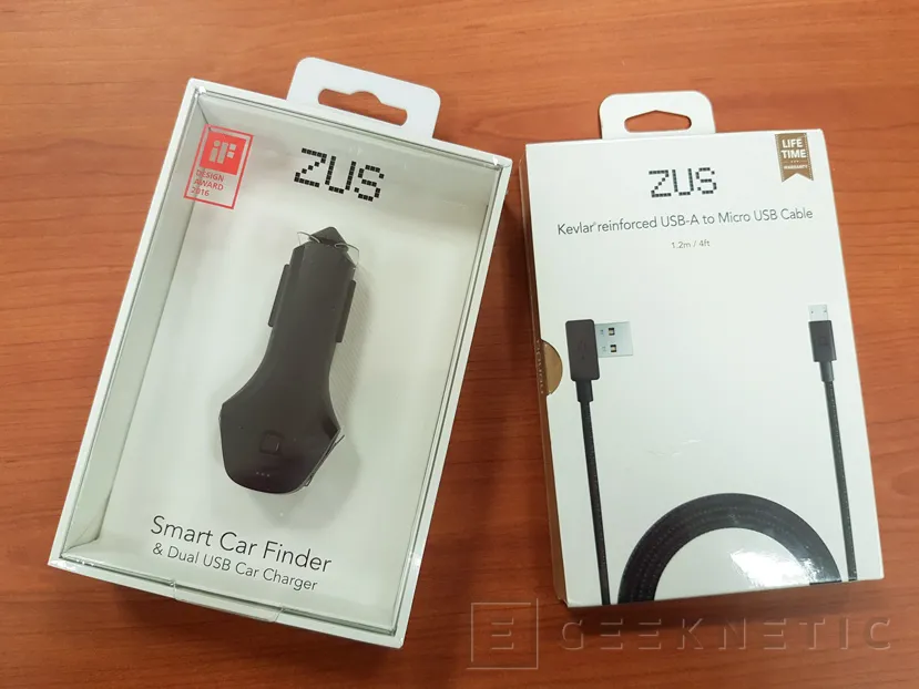 Geeknetic Nonda ZUS Smart Car Finder & Dual USB Car Charger 1