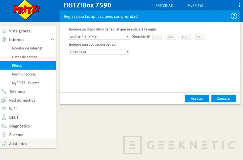 Geeknetic Router FRITZ!Box 7590 12