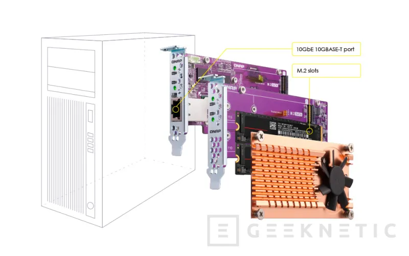 Geeknetic Las soluciones 10GbE de QNAP aumentan un 800% la velocidad de tu red 3