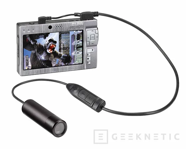 Geeknetic Archos AV500. Grabadora de Video digital portatil 7