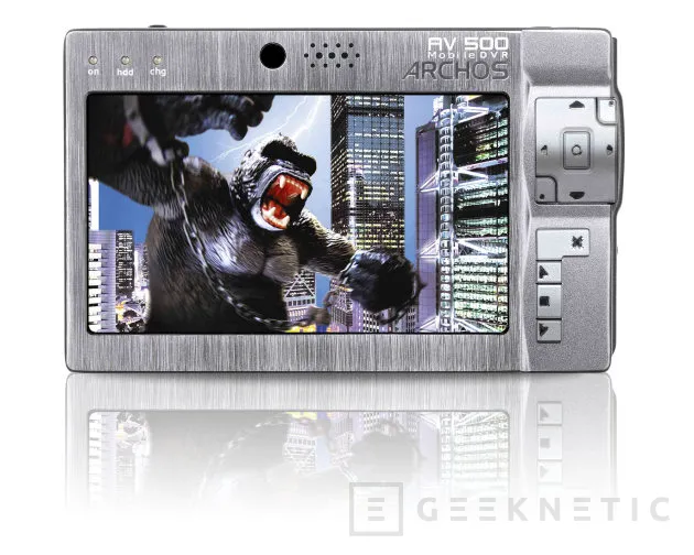 Geeknetic Archos AV500. Grabadora de Video digital portatil 8