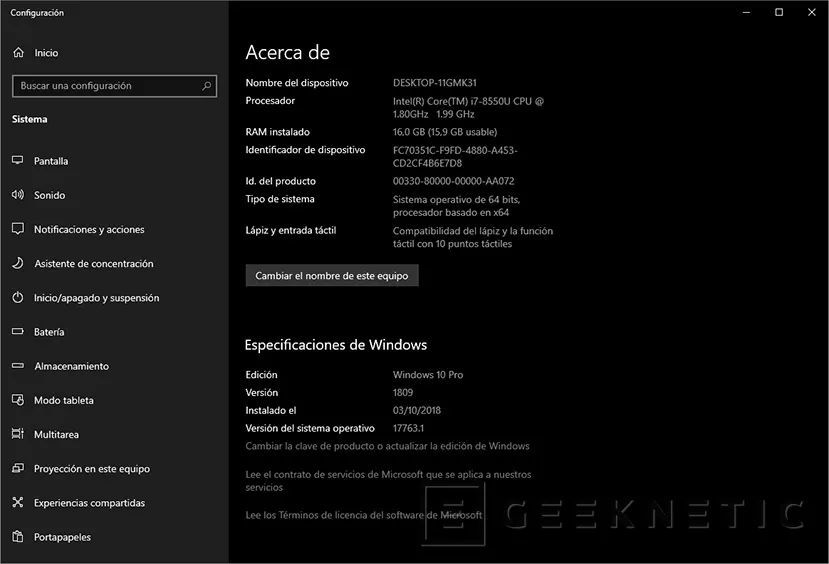 Geeknetic Novedades de Windows 10 October 2018 Update   1