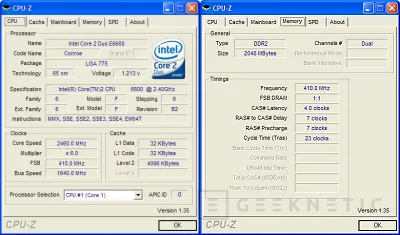 Geeknetic La nueva bestia de Intel al límite: Core 2 Duo + ASUS P5B Overclocked 7