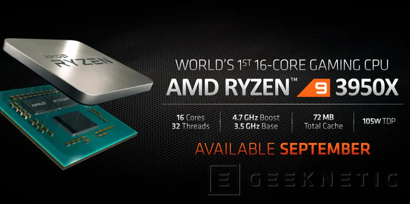 Geeknetic Procesadores AMD Ryzen de 3ª Generación: Todos los detalles al descubierto 3