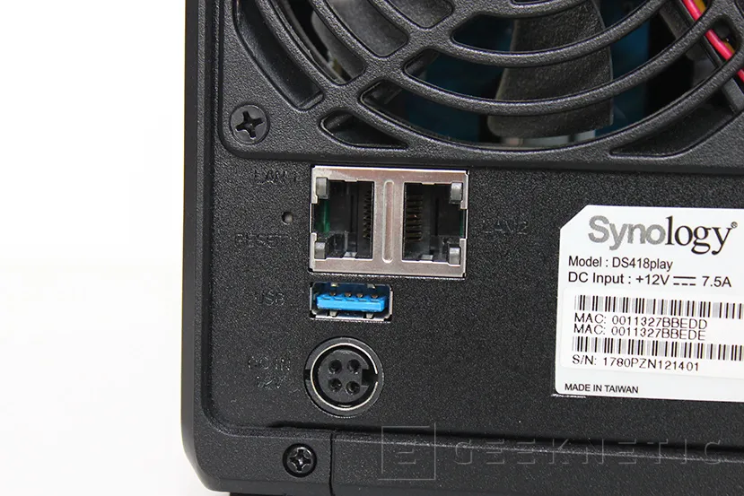 Geeknetic Review NAS Synology DiskStation DS418play 10