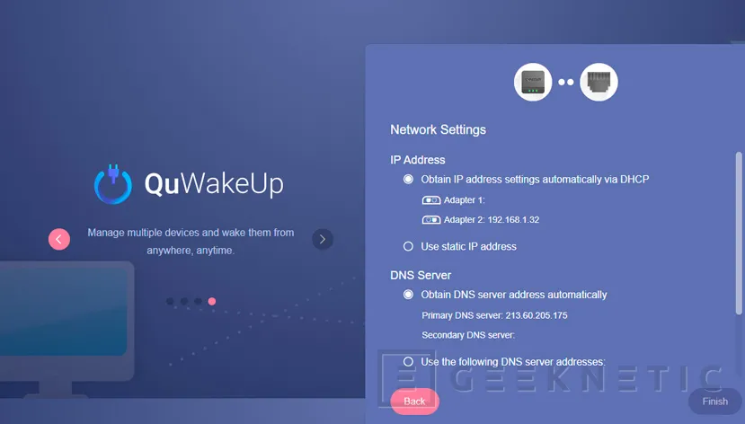 Geeknetic Review Wake on Lan QNAP QWU-100 11