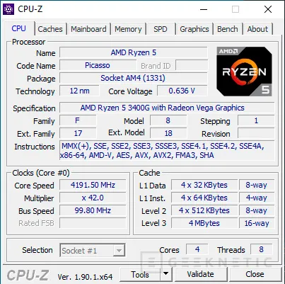 Intrusión convertible religión Review AMD RYZEN 5 3400G con gráficos RX Vega 11 [Análisis Completo en  Español]