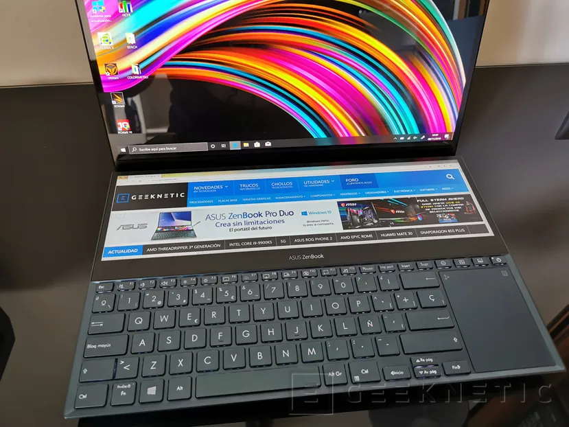 Geeknetic Review ASUS Zenbook Pro Duo UX581 con ScreenPad Plus 29