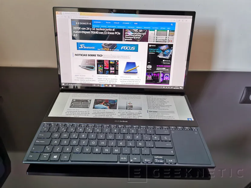 Geeknetic Review ASUS Zenbook Pro Duo UX581 con ScreenPad Plus 30