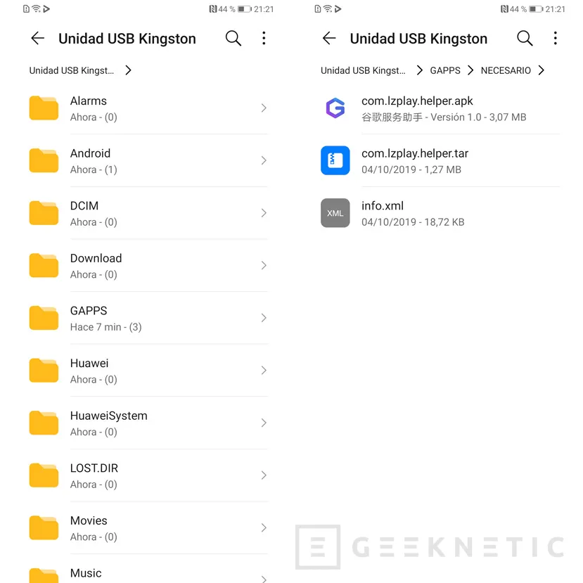 Geeknetic Cómo instalar los servicios y aplicaciones de Google en el Huawei Mate 30 Pro 5