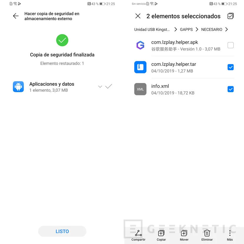 Geeknetic Cómo instalar los servicios y aplicaciones de Google en el Huawei Mate 30 Pro 10