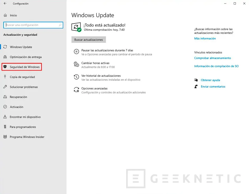 Geeknetic Cómo desactivar el Antivirus Windows Defender permanentemente 4