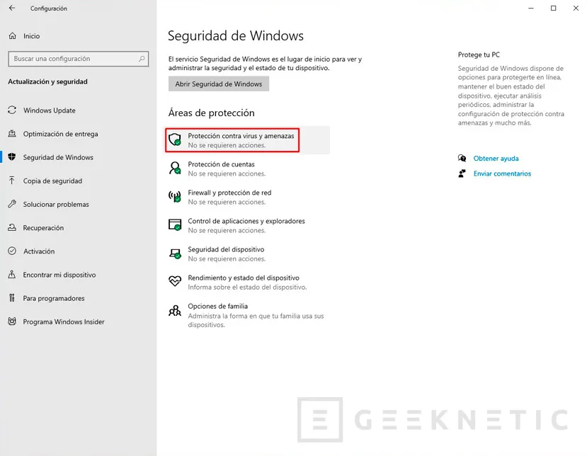 Geeknetic Cómo desactivar el Antivirus Windows Defender permanentemente 5