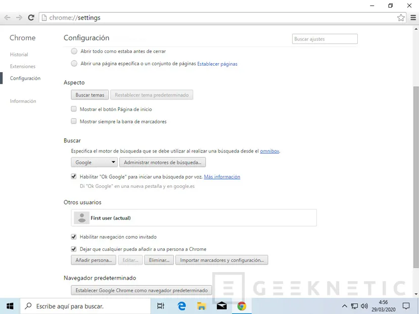 Geeknetic Cómo activar el asistente OK Google en Windows 1