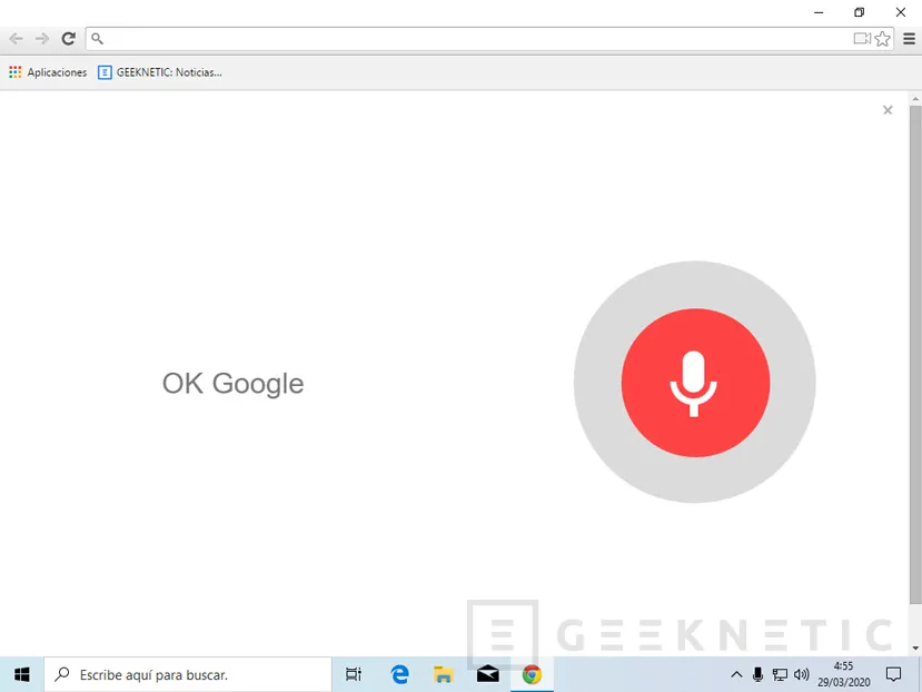 Geeknetic Cómo activar el asistente OK Google en Windows 2