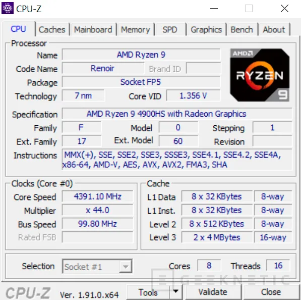 Geeknetic Review ASUS ROG Zephyrus G14 con AMD Ryzen 9 4900HS 34