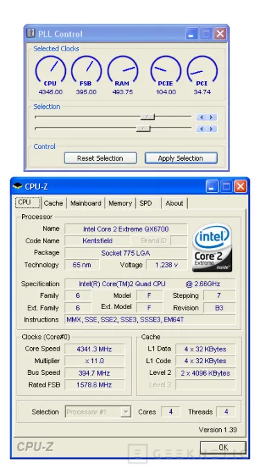 Geeknetic Intel QX6000 Series. Cuatro nucleos a más de 4GHz 9