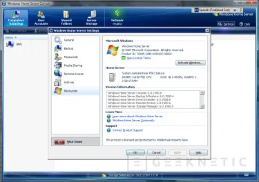 Geeknetic Windows Home Server. El servidor de archivos familiar 2