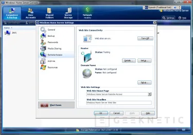 Geeknetic Windows Home Server. El servidor de archivos familiar 3