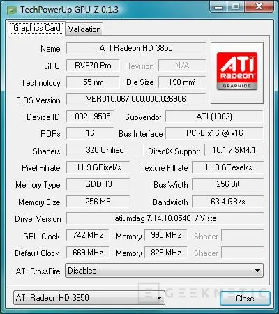 Geeknetic Radeon 3850 256MB Vs. 8800GT 256MB 14