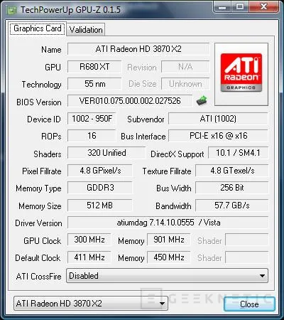 Geeknetic AMD ATI Radeon HD 3870X2. El nuevo monstruo de dos cabezas 14