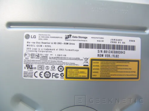 Geeknetic Multigrabadora Blu-Ray LG GGW-H20L 7