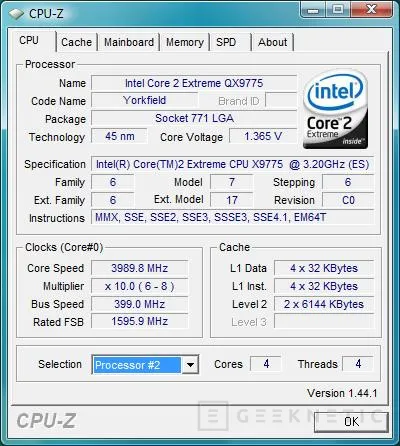 Geeknetic Intel Skulltrail 4GHz Vs. Core 2 Quad QX9770 4.8GHz 11