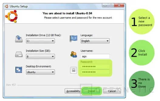 Geeknetic Instala Ubuntu 8.04 desde Windows con Wubi 1