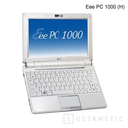 Geeknetic Comparativa ASUS EeePC 901 Vs. ASUS EeePC 1000H 9