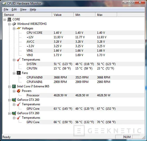 Geeknetic SLI Vs Crossfire. El Core i7 ofrece la solución gráfica universal 9