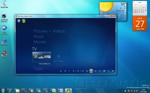 Geeknetic Windows 7 Beta 1. Probamos el próximo bombazo de Microsoft 8