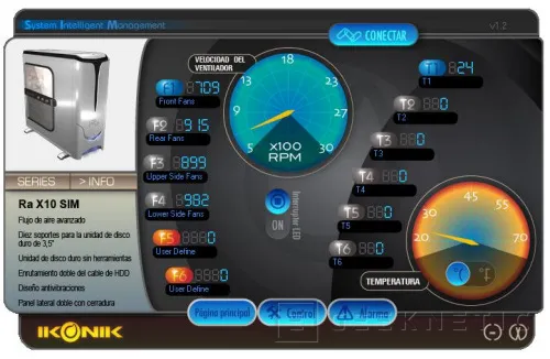 Geeknetic Ikonik RA X10 con SIM.  La primera caja con control térmico por software 14